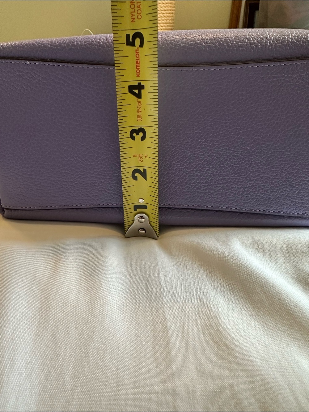 Coach Val Duffle Leather Light Violet Shoulder or Crossbody Bag - Picture 13 of 13